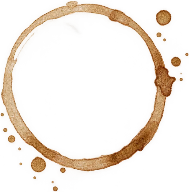 Coffee ring stain