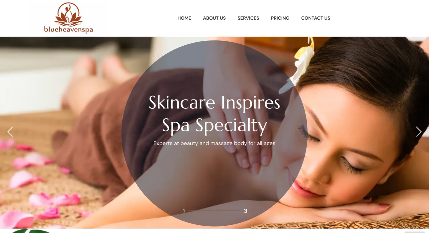 Blue Heavens Spa project preview
