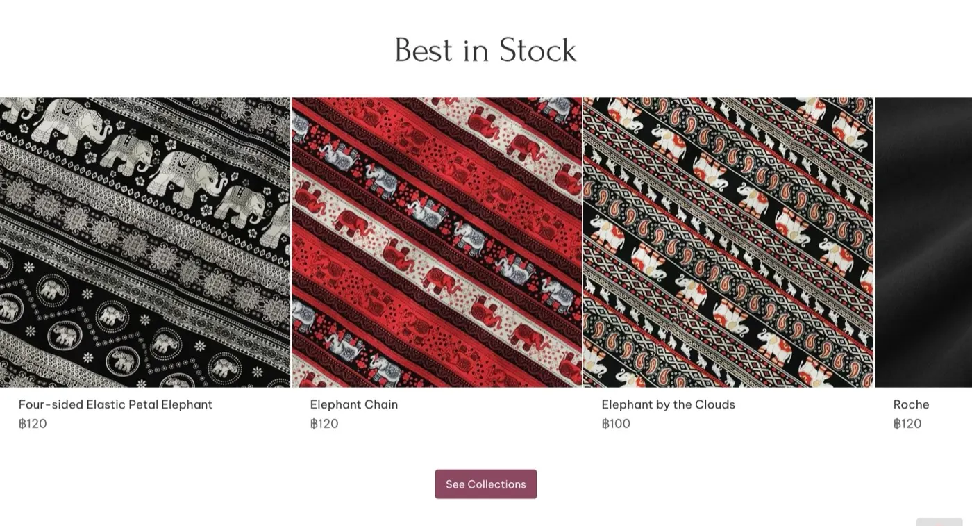 First Class Fabrics: screen 9