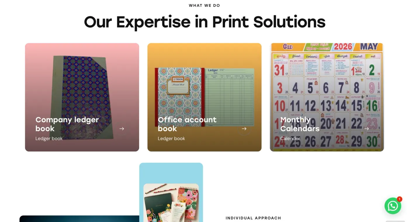 Mangalaa Printers: screen 2