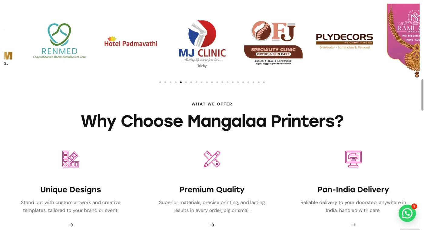 Mangalaa Printers: screen 4