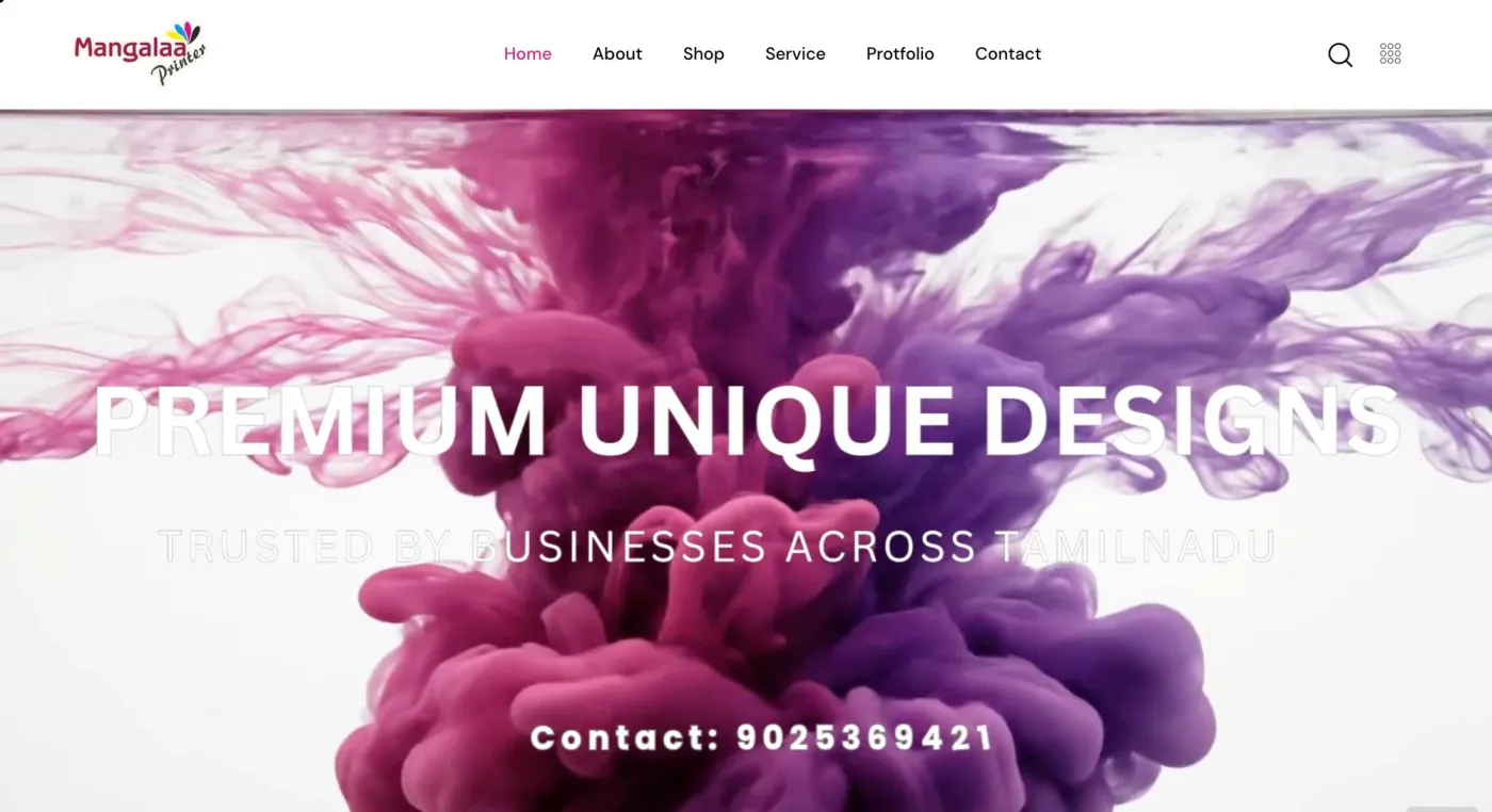 Mangalaa Printers project preview