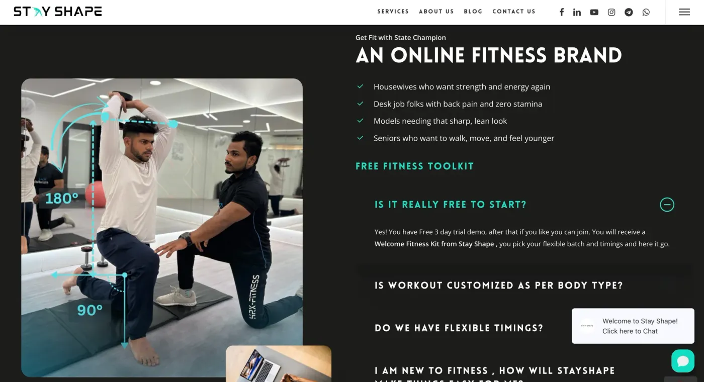 Stay Shape: screen 4