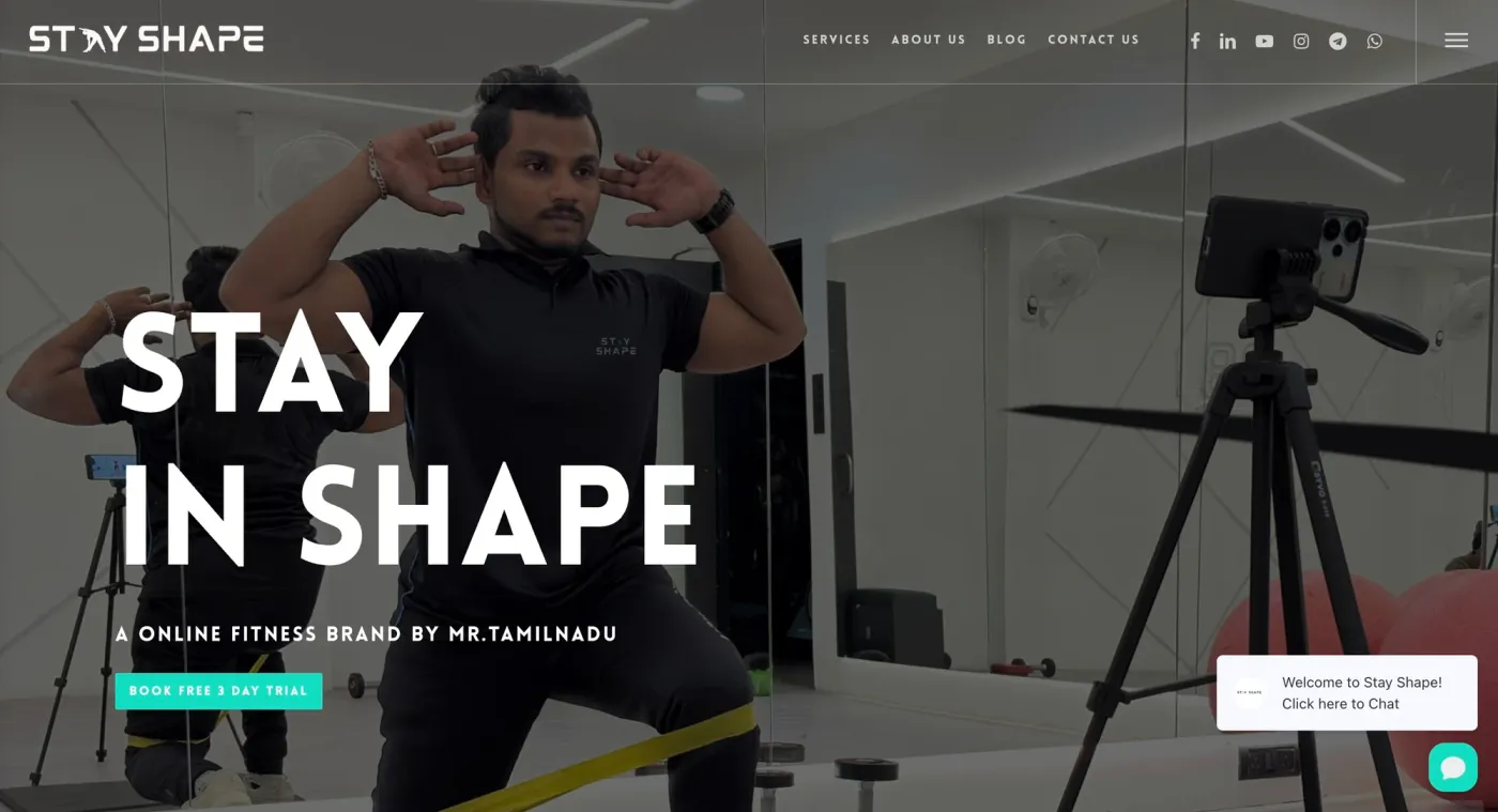 Stay Shape project preview